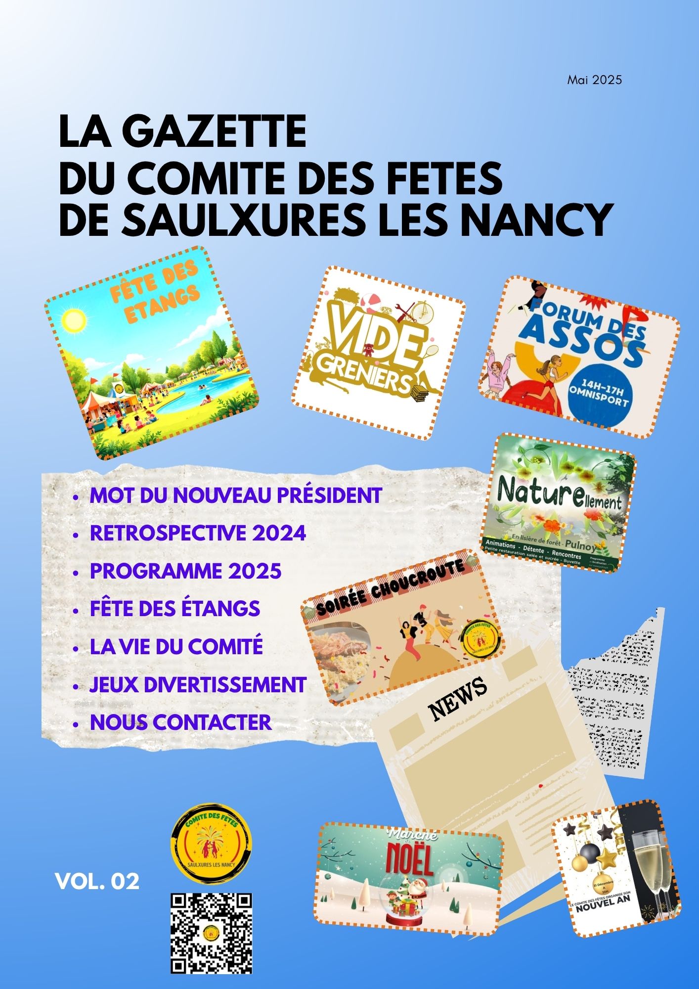 Gazette Comité des Fêtes Saulxures - n°2 - Mai 2025